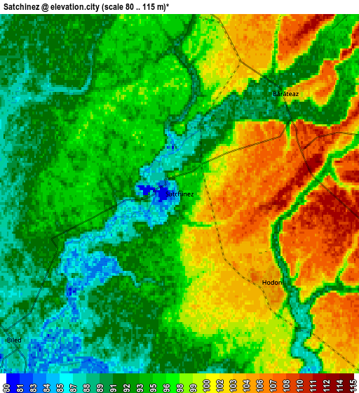 Zoom OUT 2x Satchinez, Romania elevation map