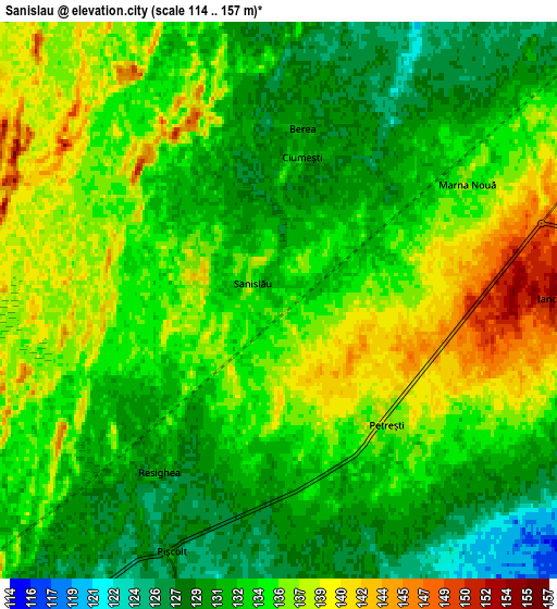 Zoom OUT 2x Sanislău, Romania elevation map