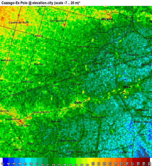 Zoom OUT 2x Cazzago-Ex Polo, Italy elevation map