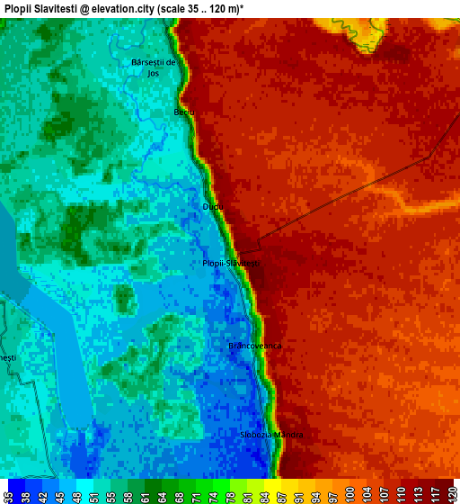 Zoom OUT 2x Plopii Slăviţeştí, Romania elevation map