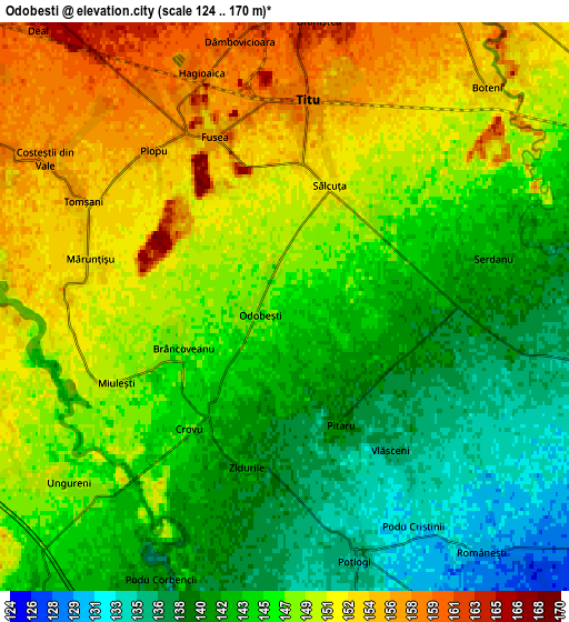 Zoom OUT 2x Odobeşti, Romania elevation map