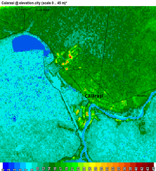 Zoom OUT 2x Călăraşi, Romania elevation map