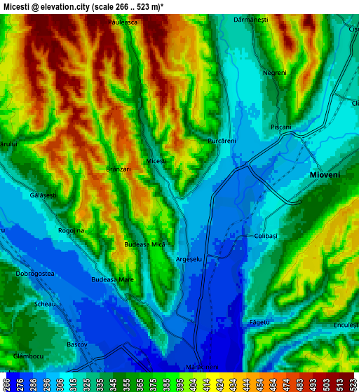 Zoom OUT 2x Miceşti, Romania elevation map