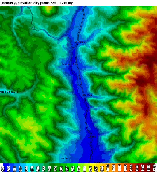 Zoom OUT 2x Malnaş, Romania elevation map