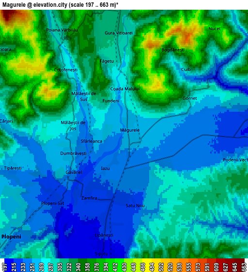 Zoom OUT 2x Măgurele, Romania elevation map
