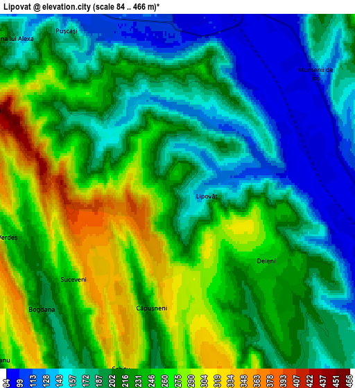 Zoom OUT 2x Lipovăţ, Romania elevation map