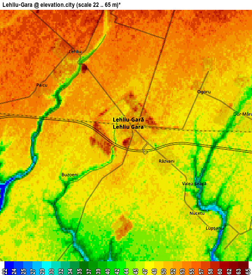 Zoom OUT 2x Lehliu-Gară, Romania elevation map