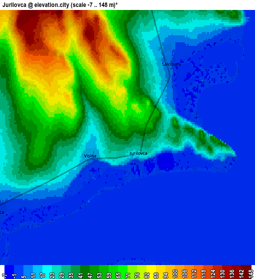 Zoom OUT 2x Jurilovca, Romania elevation map