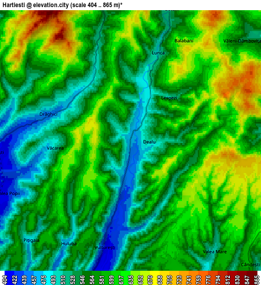 Zoom OUT 2x Hârtieşti, Romania elevation map