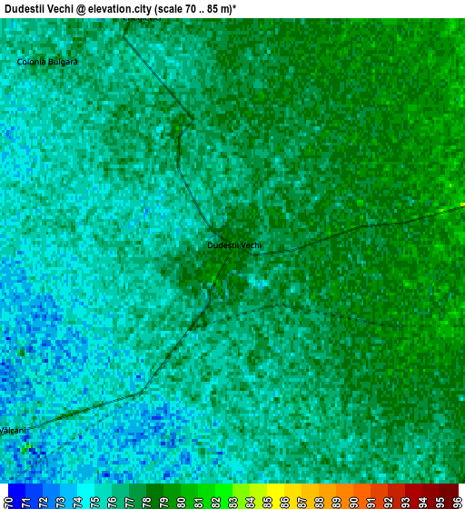 Zoom OUT 2x Dudeştii Vechi, Romania elevation map