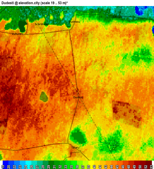 Zoom OUT 2x Dudeşti, Romania elevation map