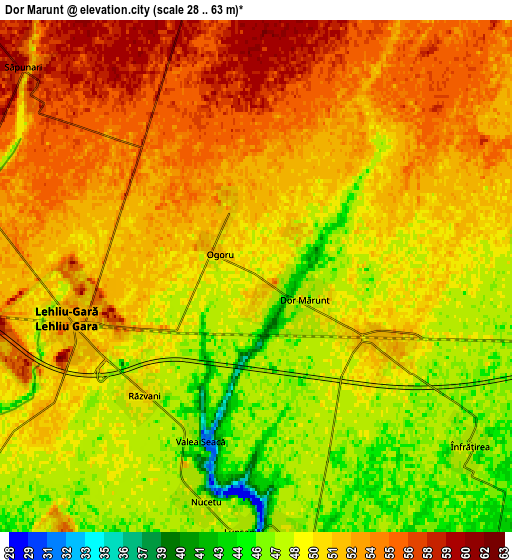 Zoom OUT 2x Dor Mărunt, Romania elevation map