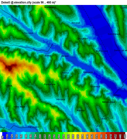 Zoom OUT 2x Deleşti, Romania elevation map