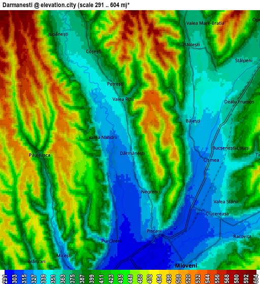 Zoom OUT 2x Dărmăneşti, Romania elevation map