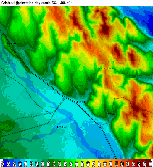 Zoom OUT 2x Cristeşti, Romania elevation map