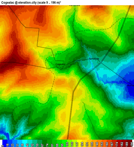 Zoom OUT 2x Cogealac, Romania elevation map