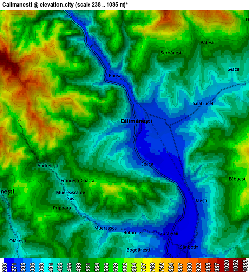 Zoom OUT 2x Călimăneşti, Romania elevation map