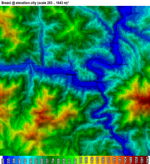 Zoom OUT 2x Brezoi, Romania elevation map