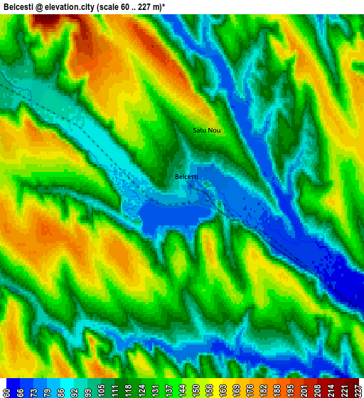 Zoom OUT 2x Belceşti, Romania elevation map