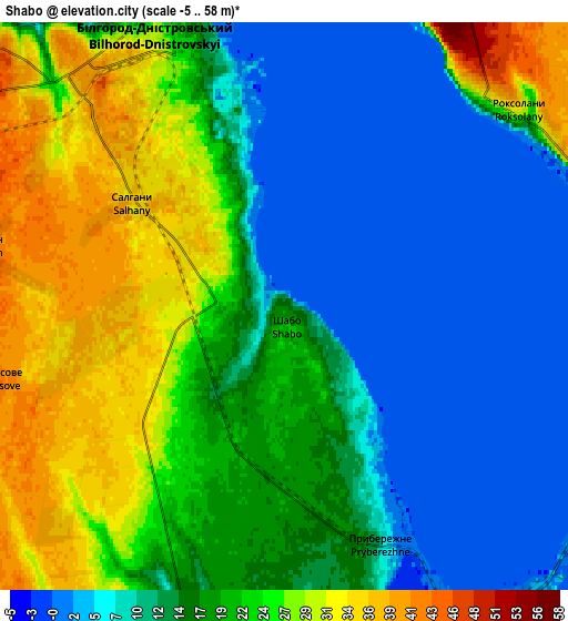 Zoom OUT 2x Shabo, Ukraine elevation map