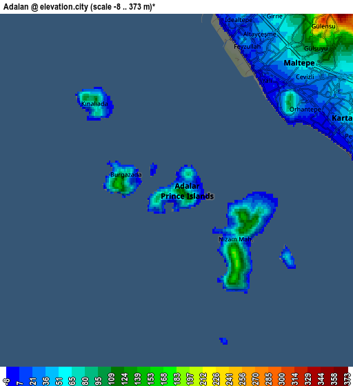 Zoom OUT 2x Adalan, Turkey elevation map