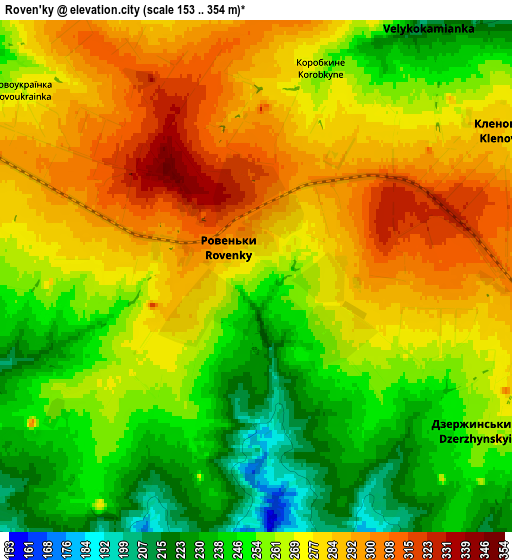 Zoom OUT 2x Roven’ky, Ukraine elevation map