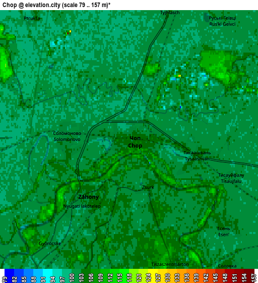 Zoom OUT 2x Chop, Ukraine elevation map