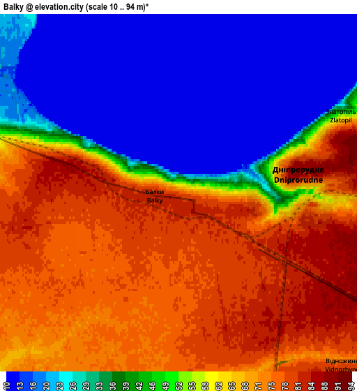 Zoom OUT 2x Balky, Ukraine elevation map