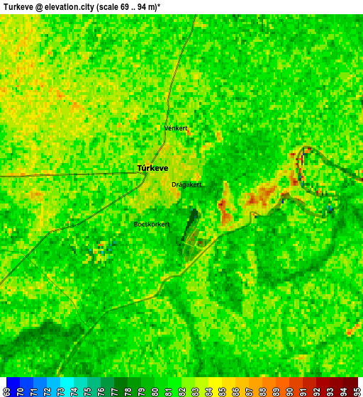 Zoom OUT 2x Túrkeve, Hungary elevation map