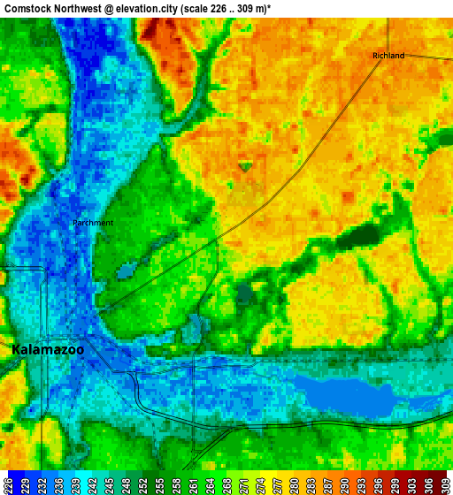 Zoom OUT 2x Comstock Northwest, United States elevation map