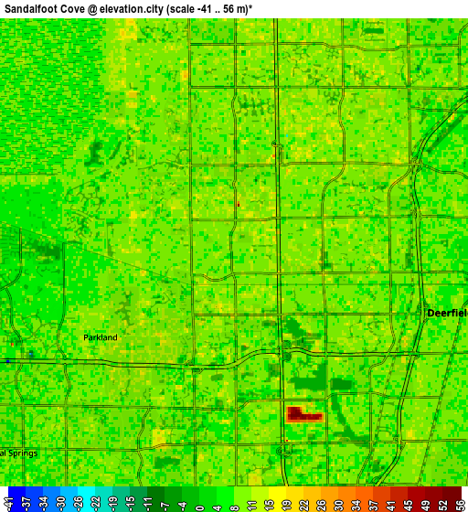 Zoom OUT 2x Sandalfoot Cove, United States elevation map