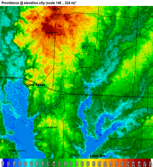 Zoom OUT 2x Providence, United States elevation map