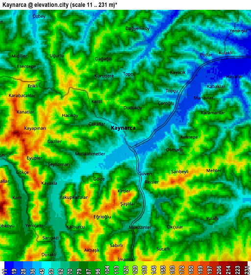 Zoom OUT 2x Kaynarca, Turkey elevation map