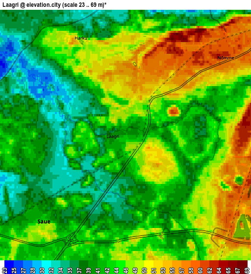 Zoom OUT 2x Laagri, Estonia elevation map