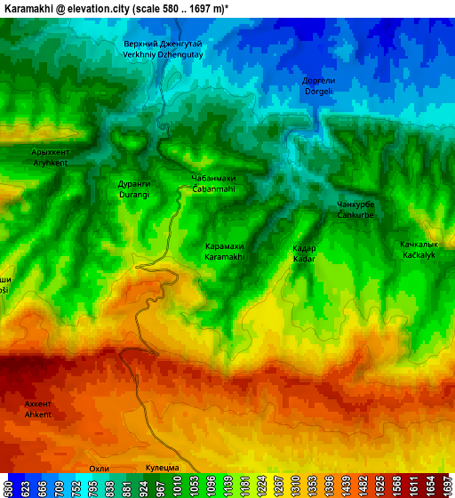 Zoom OUT 2x Karamakhi, Russia elevation map