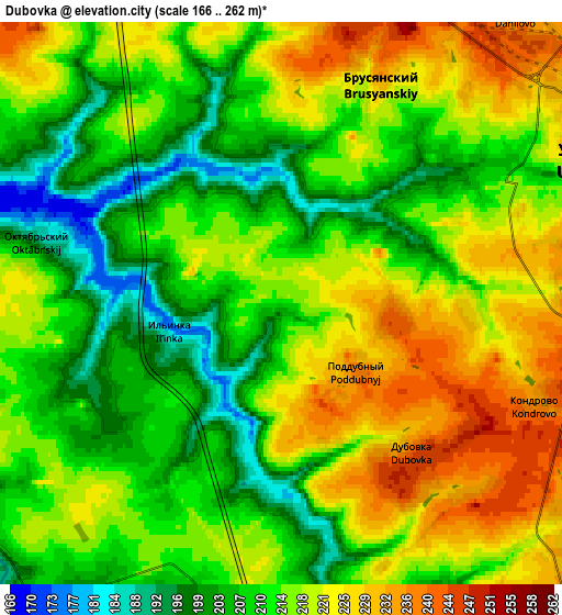 Zoom OUT 2x Dubovka, Russia elevation map