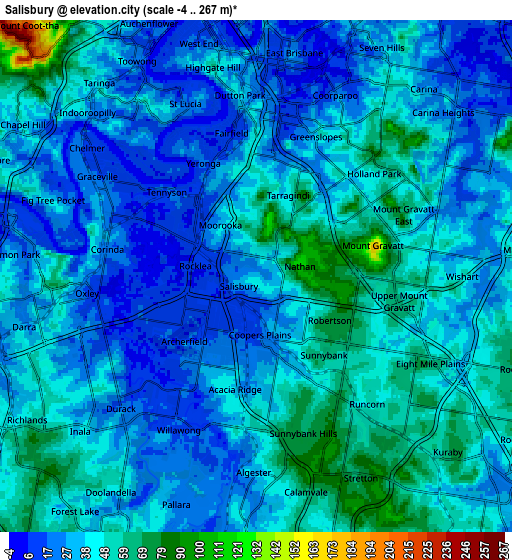 Zoom OUT 2x Salisbury, Australia elevation map