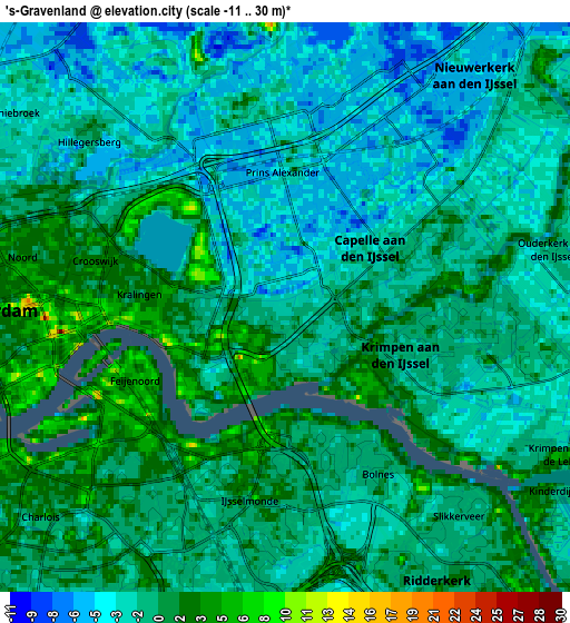 Zoom OUT 2x 's-Gravenland, Netherlands elevation map