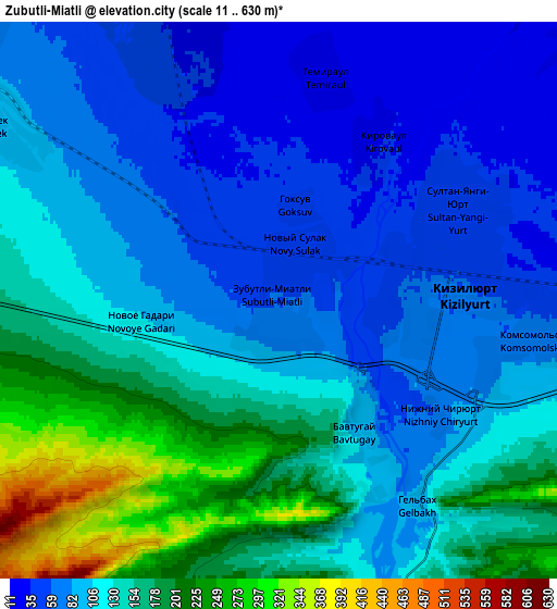 Zoom OUT 2x Zubutli-Miatli, Russia elevation map