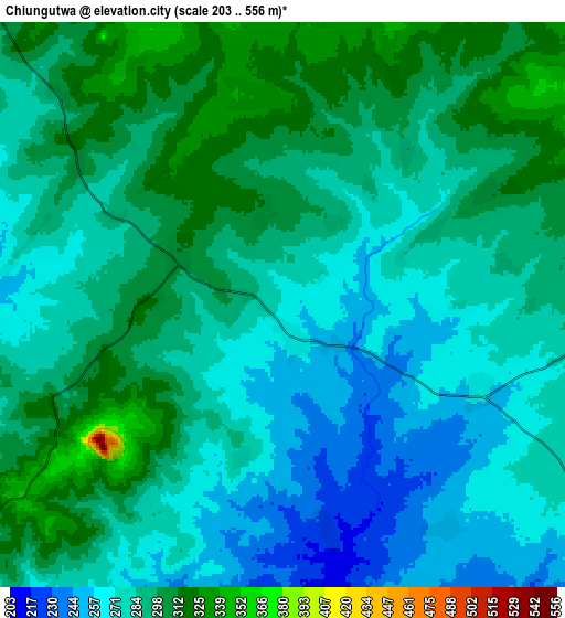 Zoom OUT 2x Chiungutwa, Tanzania elevation map