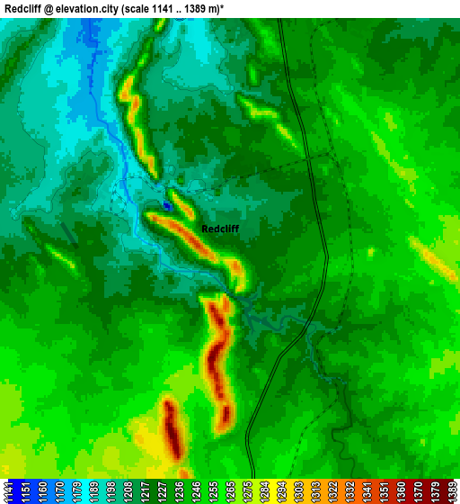 Zoom OUT 2x Redcliff, Zimbabwe elevation map