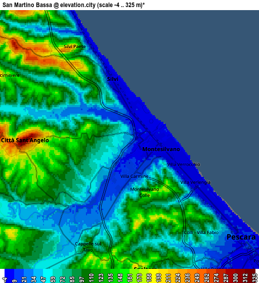 Zoom OUT 2x San Martino Bassa, Italy elevation map