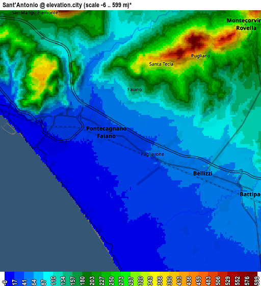 Zoom OUT 2x Sant'Antonio, Italy elevation map