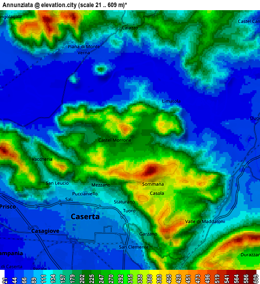 Zoom OUT 2x Annunziata, Italy elevation map