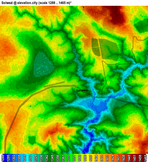 Zoom OUT 2x Solwezi, Zambia elevation map