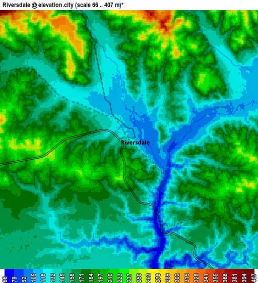 Zoom OUT 2x Riversdale, South Africa elevation map