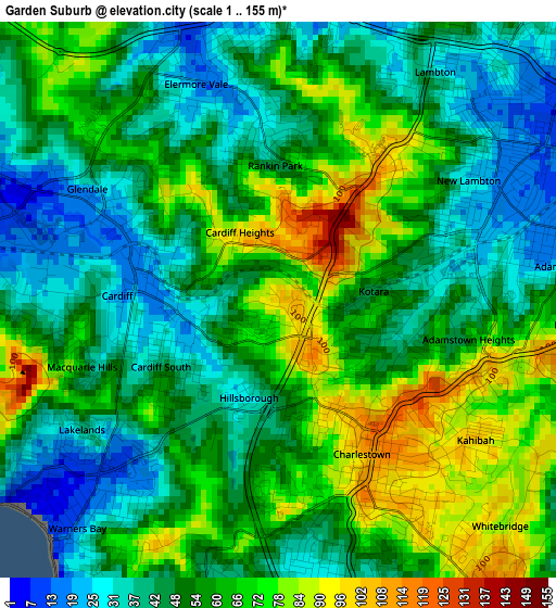 Garden Suburb elevation map