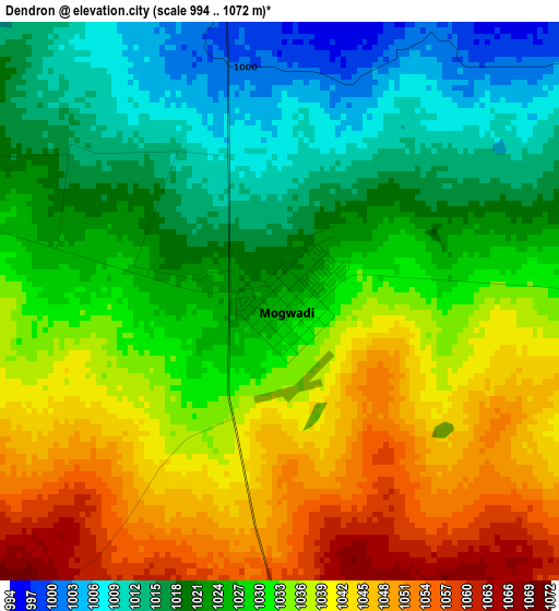 Dendron elevation map