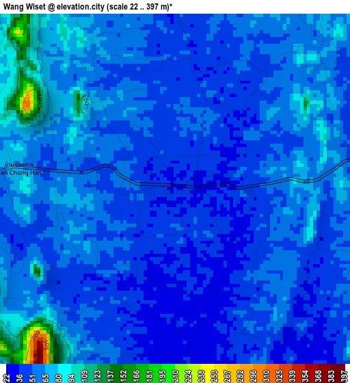 Wang Wiset elevation map