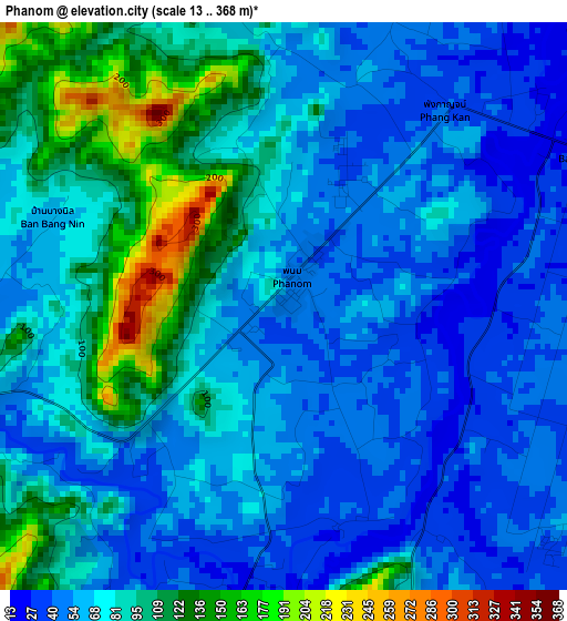 Phanom elevation map